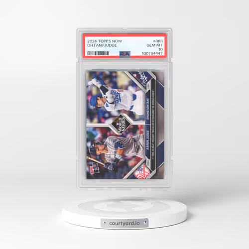 2024 Topps Now #863 Aaron Judge/Shohei Ohtani (PSA 10 GEM MINT)