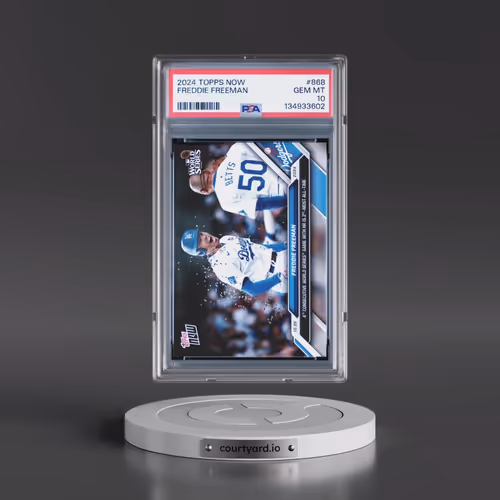 2024 Topps Now #868 Freddie Freeman (PSA 10 GEM MINT)