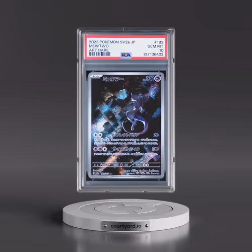 2023 Pokémon Sv2a-Pokémon 151 #183 Mewtwo - Art Rare (PSA 10 GEM MINT)