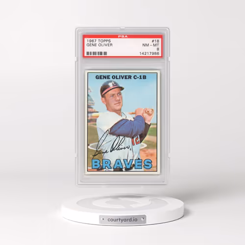 1967 Topps #18 Gene Oliver (PSA 8 NM-MT)