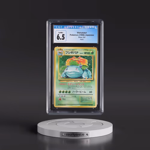 1996 Base Set Venusaur - Holo (CGC 6.5 EX-NM+)
