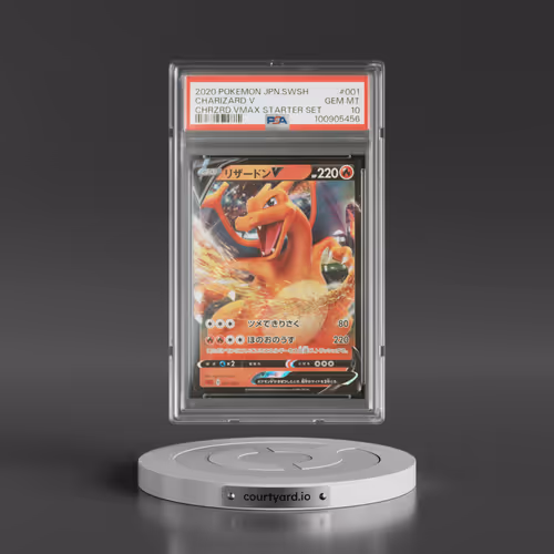 2020 Pokémon Sword & Shield Charizard Vmax Starter Set #001 Charizard V - Holo (PSA 10 GEM MINT)