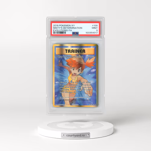 2016 Pokémon XY Evolutions #108 Misty's Determination - Full Art (PSA 9 MINT)