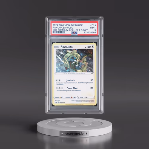2024 Pokémon Swsh Black Star Promo #029 Rayquaza - Holo Crown Zenith Premium Collection Sea & Sky (P