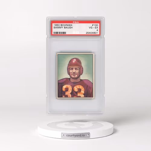 1950 Bowman #100 Sammy Baugh (PSA 4 VG-EX)