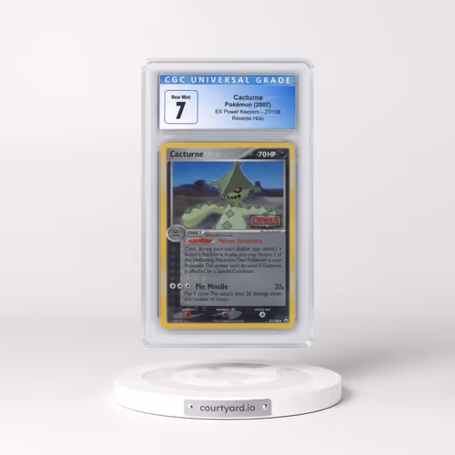 2007 EX Power Keepers #27/108 Cacturne - Reverse Holo (CGC 7 NM)