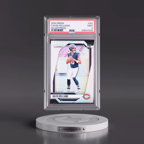 2024 Panini Prizm #301 Caleb Williams - Silver Prizm (PSA 9 MINT)