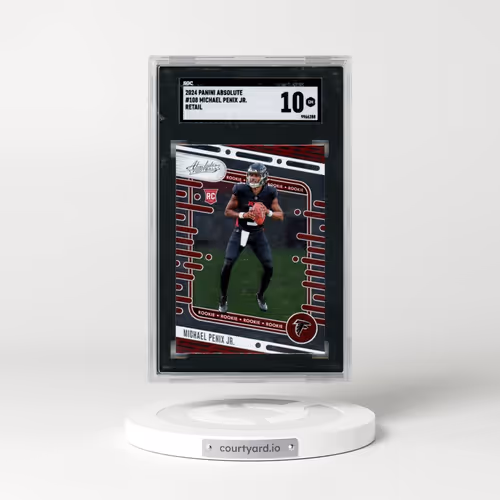 2024 Panini Absolute #108 Michael Penix Jr. - Retail (SGC 10 GEM MINT)