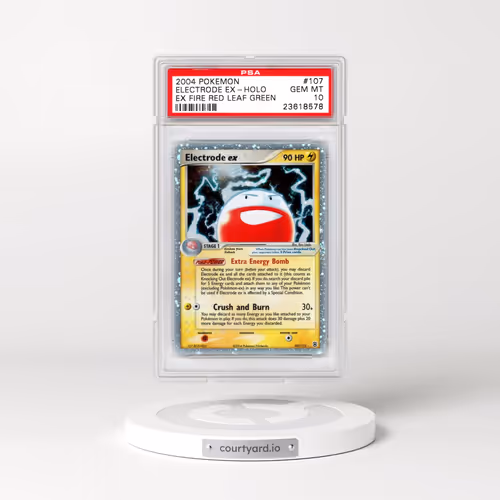2004 Pokémon EX Fire Red & Leaf Green #107 Electrode EX - Holo Holo (PSA 10 GEM MINT)