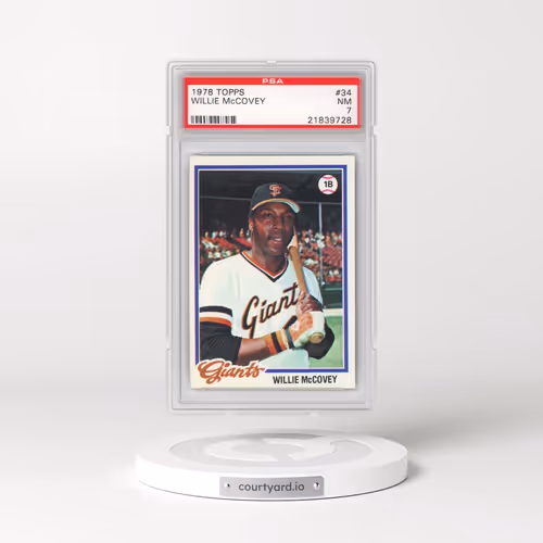 1978 Topps #34 Willie McCovey (PSA 7 NM)