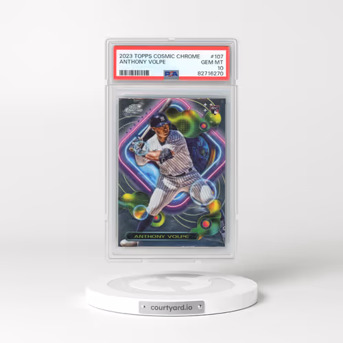 2023 Topps Cosmic Chrome #107 Anthony Volpe (PSA 10 GEM MINT)