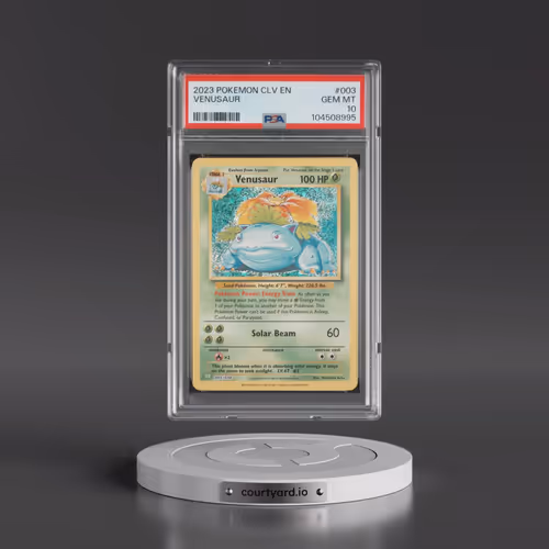 2023 Pokémon CLV-Trading Card Game Classic Venusaur & Lugia EX Deck #003 Venusaur (PSA 10 GEM MINT)
