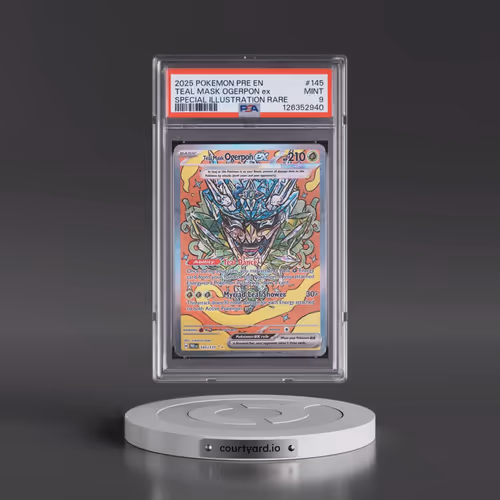 2025 Pokémon Pre EN-Prismatic Evolutions #145 Teal Mask Ogerpon EX - Holo Special Illustration Rare