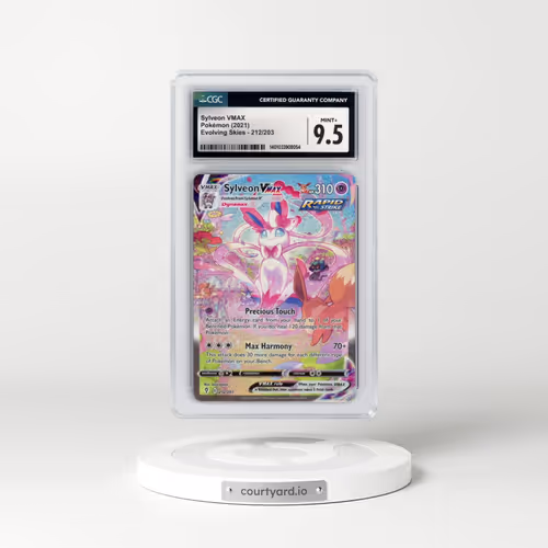 2021 Evolving Skies #212/203 Sylveon VMAX - Holo Secret (CGC 9.5 MINT+)