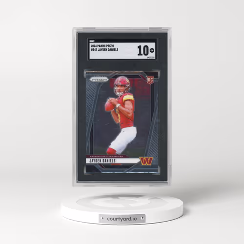 2024 Panini Prizm #347 Jayden Daniels (SGC 10 GEM MINT)