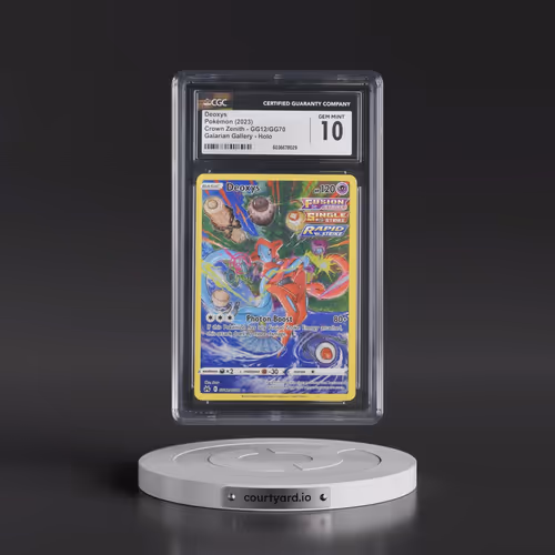 2023 Crown Zenith #GG12/GG70 Deoxys - Galarian Gallery Holo (CGC 10 GEM MINT)