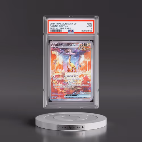 2024 Pokémon Sv5k-Wild Force #095 Raging Bolt EX - Holo Special Art Rare (PSA 9 MINT)