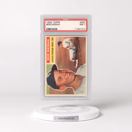 1956 Topps #267 Bob Nieman (PSA 7 NM)