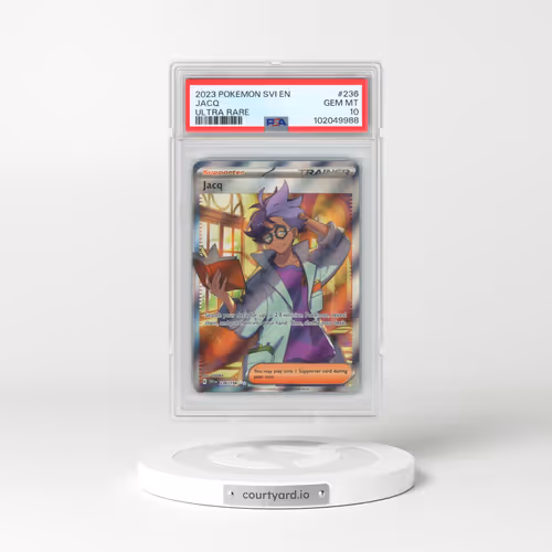 2023 Pokémon Svi EN-Scarlet & Violet #236 Jacq - Ultra Rare (PSA 10 GEM MINT)
