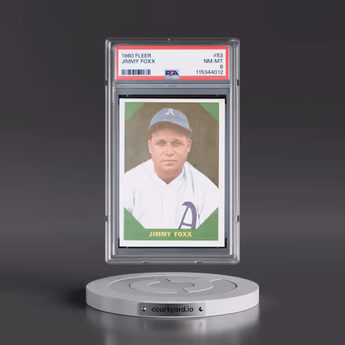 1960 Fleer #53 Jimmy Foxx (PSA 8 NM-MT)
