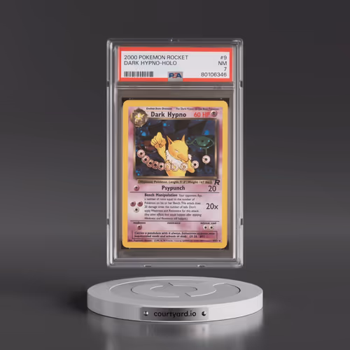2000 Pokémon Rocket #9 Dark Hypno - Holo (PSA 7 NM)