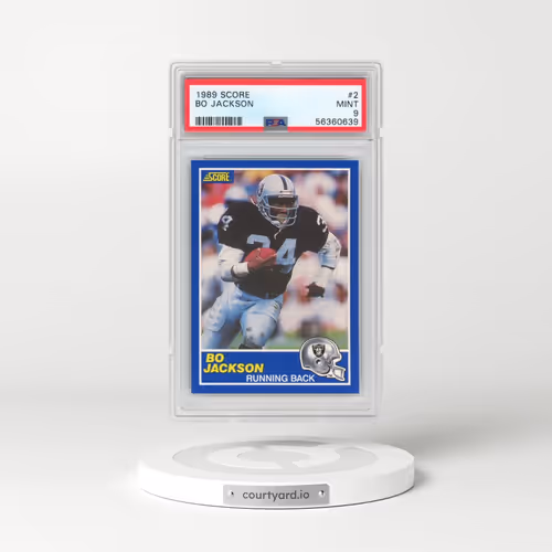 1989 Score #2 Bo Jackson (PSA 9 MINT)