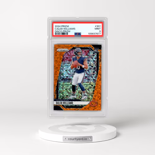 2024 Panini Prizm #301 Caleb Williams - Disco Prizm (PSA 9 MINT)