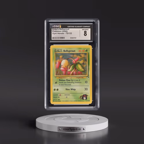 2000 Gym Heroes #75/132 Erika's Bellsprout (CGC 8 NM-MT)