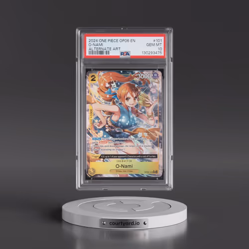 2024 One Piece OP06-Wings of the Captain #101 O-Nami - Alternate Art (PSA 10 GEM MINT)
