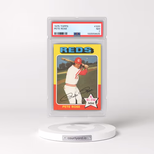 1975 Topps #320 Pete Rose (PSA 7 NM)