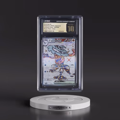 2024 Crimson Haze #083/066 Greninja ex - Super Rare Holo (CGC 10 PRISTINE)