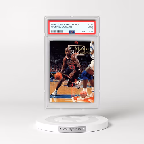 1996 Topps NBA Stars #124 Michael Jordan (PSA 9 MINT)