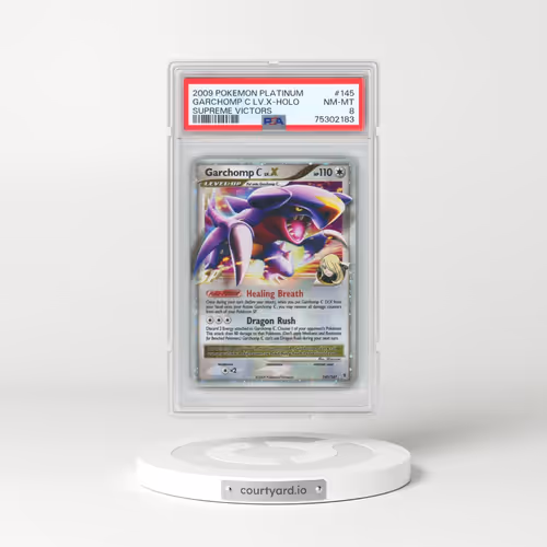 2009 Pokémon Platinum Supreme Victors #145 Garchomp C LV.X - Holo (PSA 8 NM-MT)