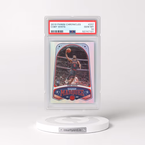 2019 Panini Chronicles #237 Coby White (PSA 10 GEM MINT)