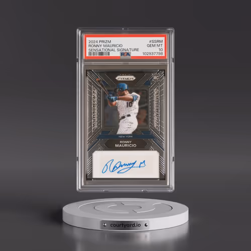 2024 Panini Prizm Sensational Signatures #SSRM Ronny Mauricio (PSA 10 GEM MINT)