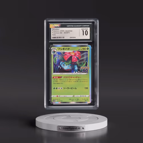 2022 Pokémon GO #003/071 Venusaur - Holo (CGC 10 GEM MINT)