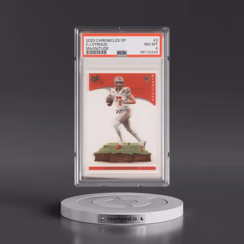 2023 Panini Chronicles Draft Picks Magnitude #2 CJ Stroud (PSA 8 NM-MT)
