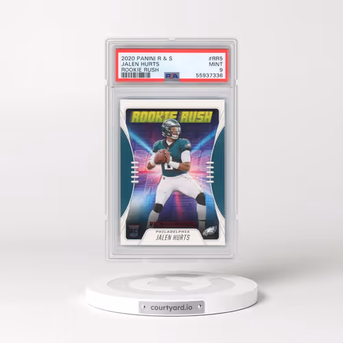 2020 Panini Rookies & Stars Rookie Rush #RR5 Jalen Hurts (PSA 9 MINT)