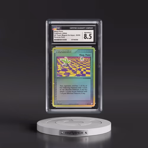2004 EX Team Magma Vs Team Aqua #85/95 Warp Point - Reverse Holo (CGC 8.5 NM-MT+)