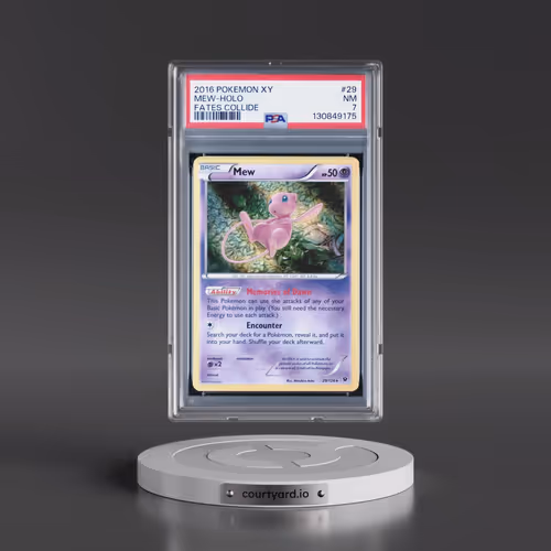 2016 Pokémon XY Fates Collide #29 Mew - Holo (PSA 7 NM)