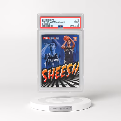 2023 Panini NBA Hoops Sheesh #23 Victor Wembanyama (PSA 9 MINT)