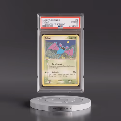 2004 Pokémon EX Team Rocket Returns #82 Zubat (PSA 10 GEM MINT)