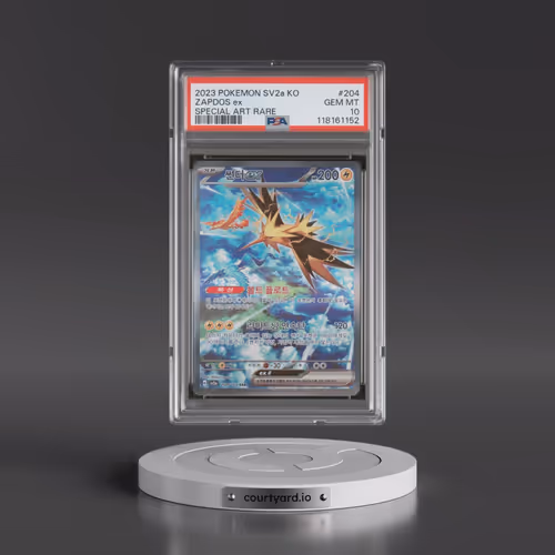 2023 Pokémon Sv2a-Pokemon 151 #204 Zapdos EX - Holo Special Art Rare (PSA 10 GEM MINT)