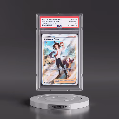 2023 Pokémon Sword and Shield Crown Zenith #GG58 Cheren's Care - Full Art (PSA 10 GEM MINT)