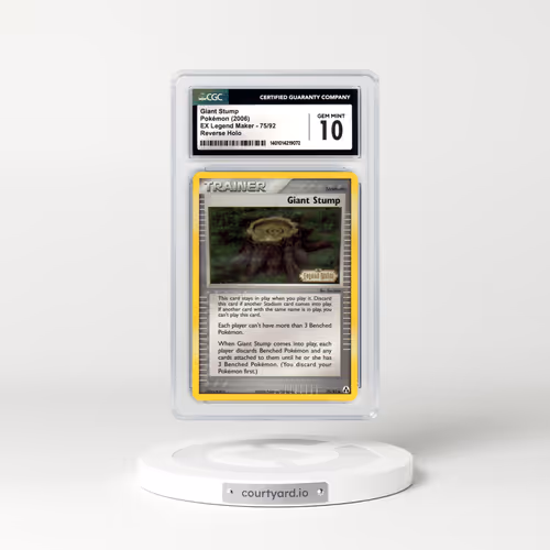 2006 EX Legend Maker #75 Giant Stump - Holo (CGC 10 GEM MINT)
