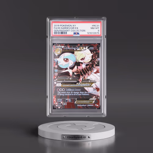 2016 Pokémon XY Generations Radiant Collection #RC31 M Gardevoir EX - Holo Full Art (PSA 8 NM-MT)