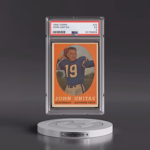 1958 Topps #22 John Unitas (PSA 5 EX)