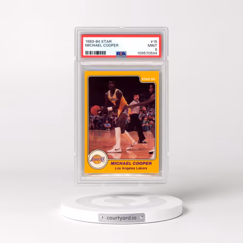 1983-84 Star #15 Michael Cooper (PSA 9 MINT)