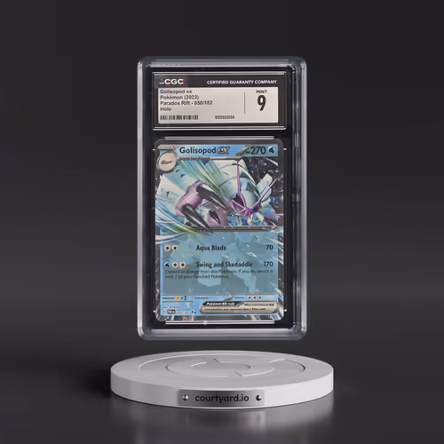 2023 Pokémon Par EN-Paradox Rift #050 Golisopod EX - Holo (CGC 9 MINT)