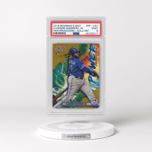 2019 Bowman's Best Power Producers #PP-VGJ Vladimir Guerrero Jr. - Gold Refractor (PSA 9 MINT)